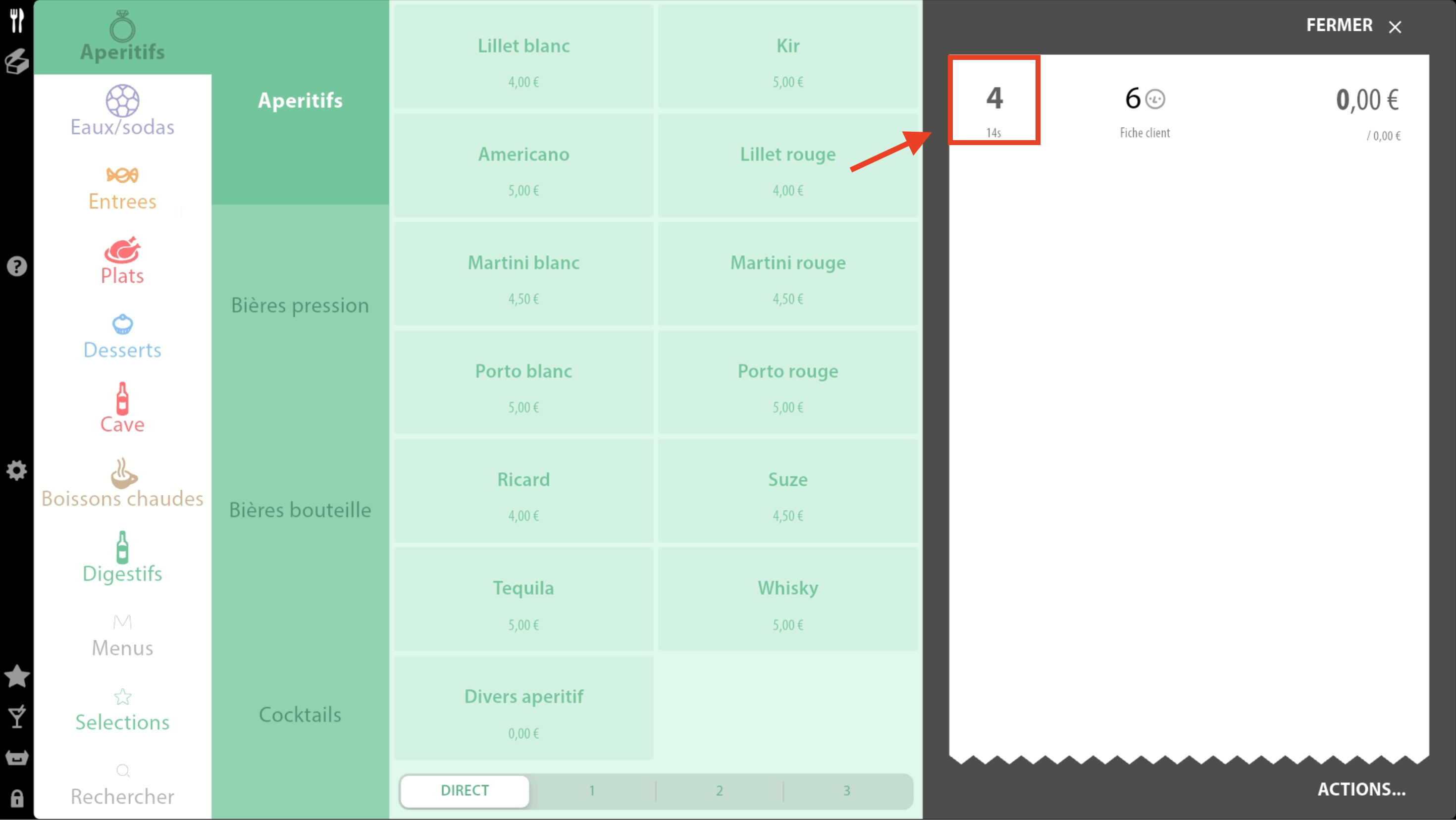 Transfert d'une table