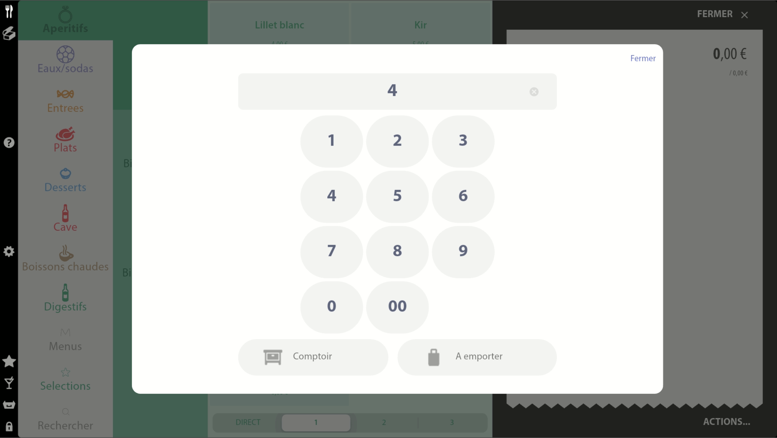 Transfert d'une table