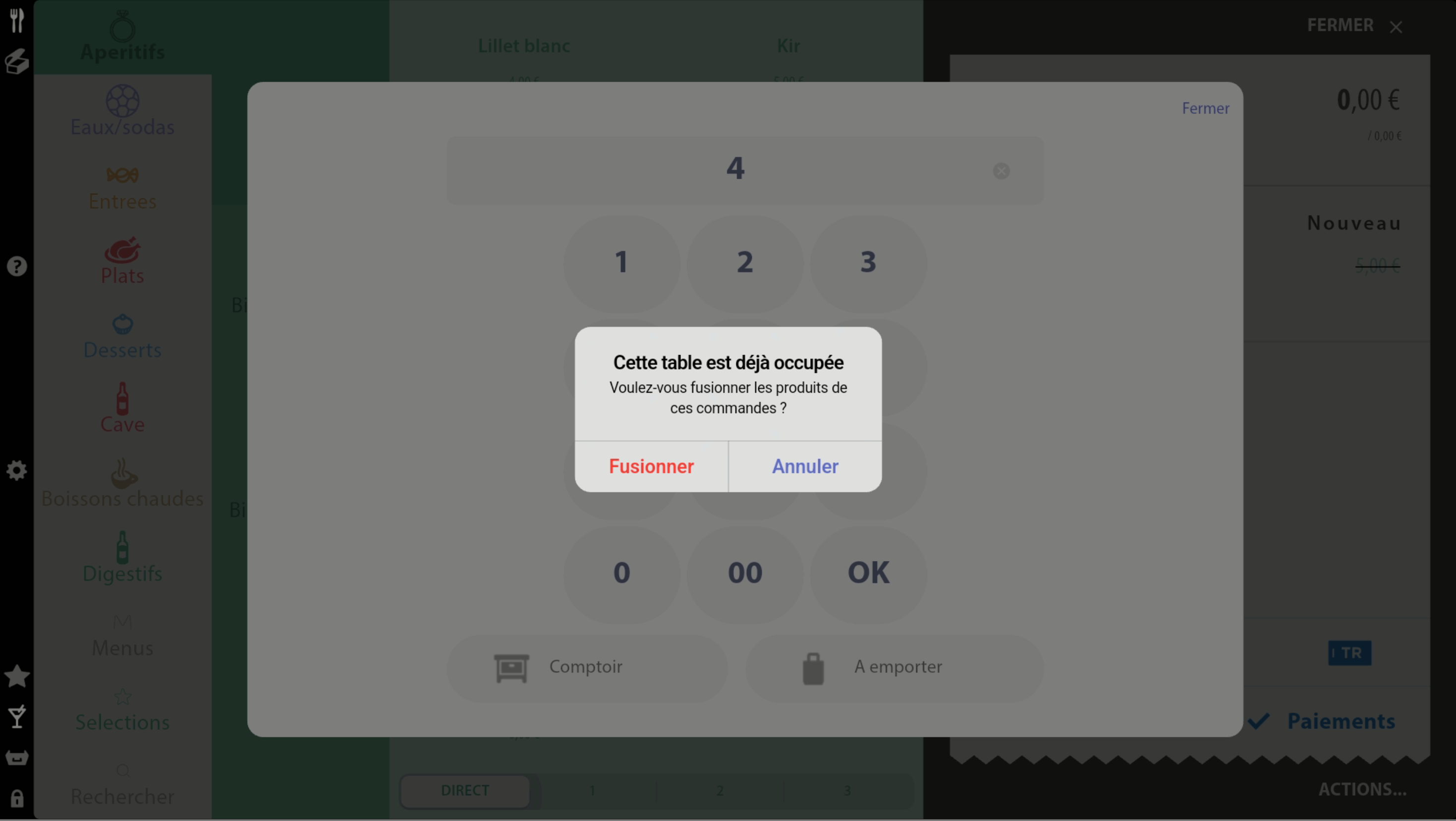 Fusionner des tables